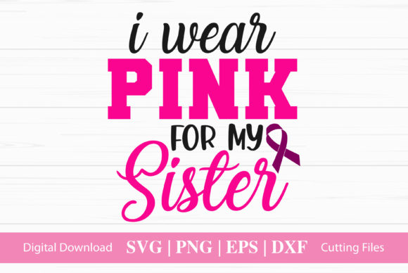 I Wear Pink for My Sister Embroidery Review