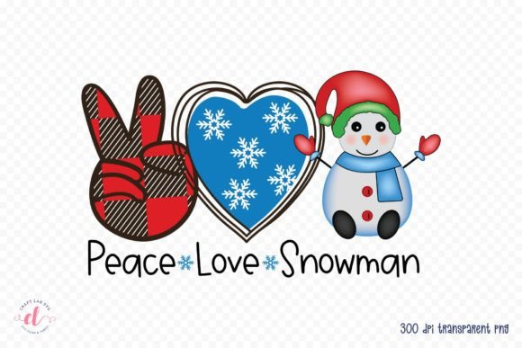 Peace Love Snowman PNG Review