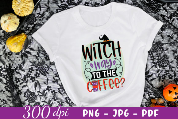 Witch Way to the Coffee Witch PNG Review